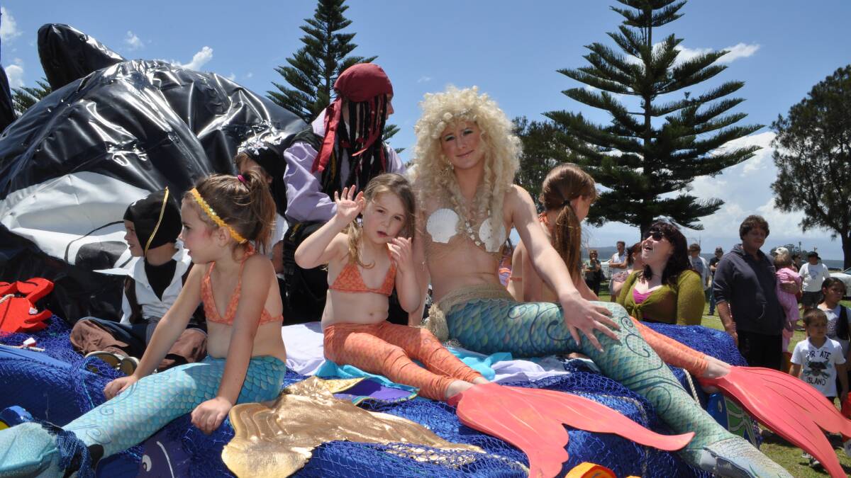 Mermaids have made guest appearances at the Seaside Carnivale in the past, to the delight of many. 