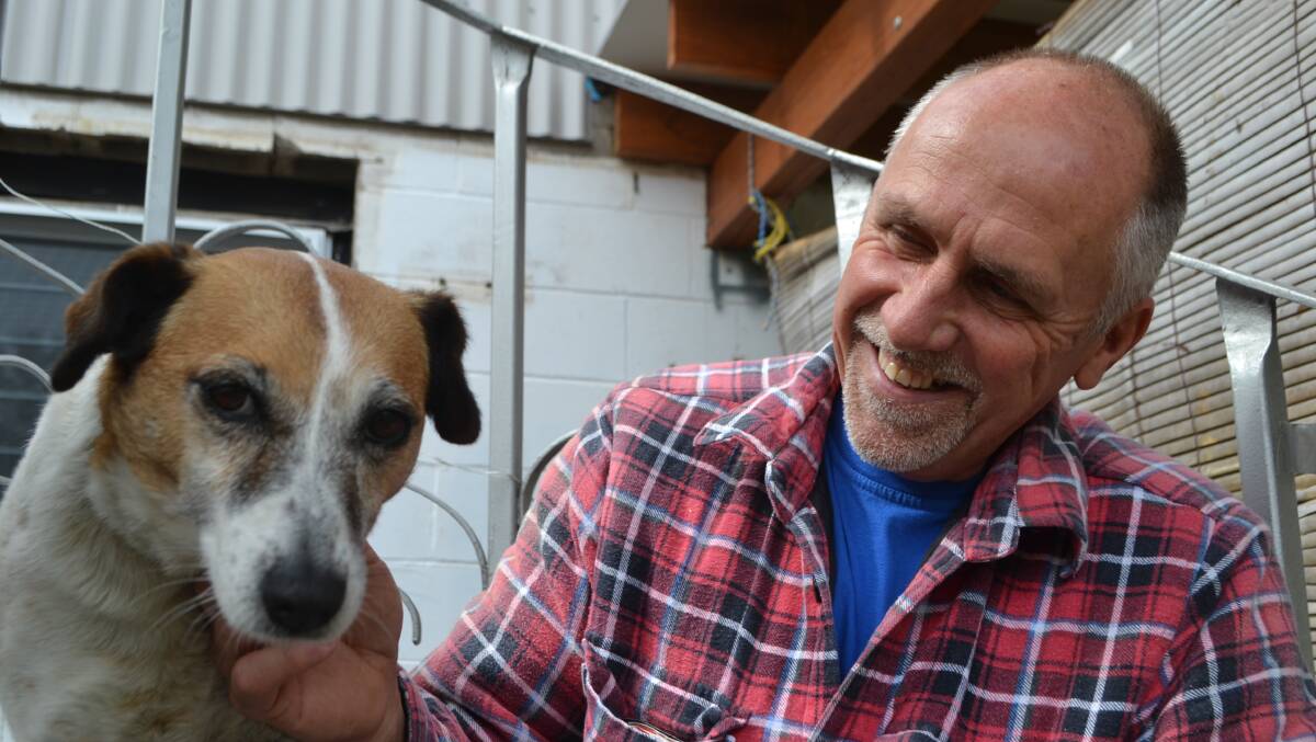 Bindi the barking Jack Russell alerted owner John Evans to a neighbour in distress on Monday.