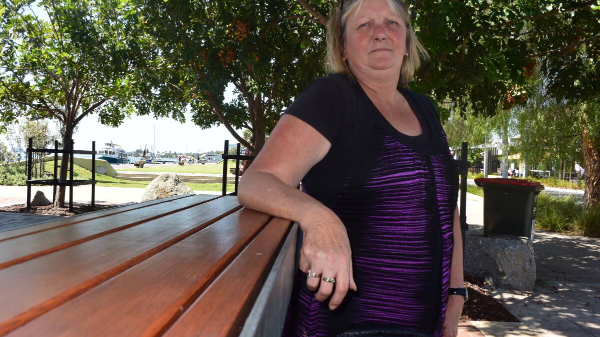 NOT HAPPY: Disabled stallholder Jenny Shepherd is incensed about her treatment at the Fridays on the Foreshore market at Batemans Bay.