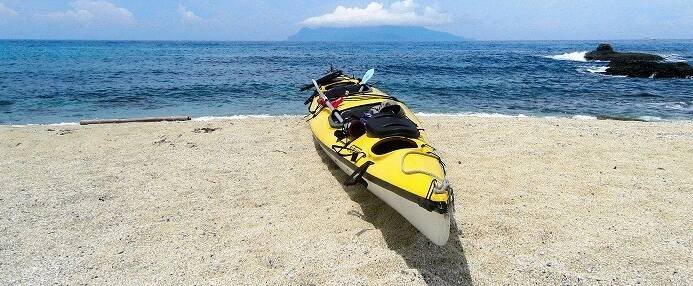 A sea kayak (not the one found abandoned in Batemans Bay).