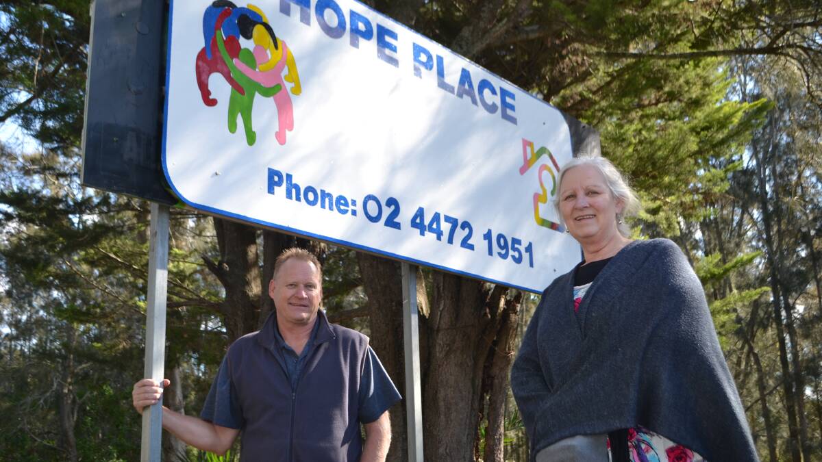 HOPE HANDS: Community Life assistant manager Tommy Skou and general manager Kerry Bugden at Hope Place.