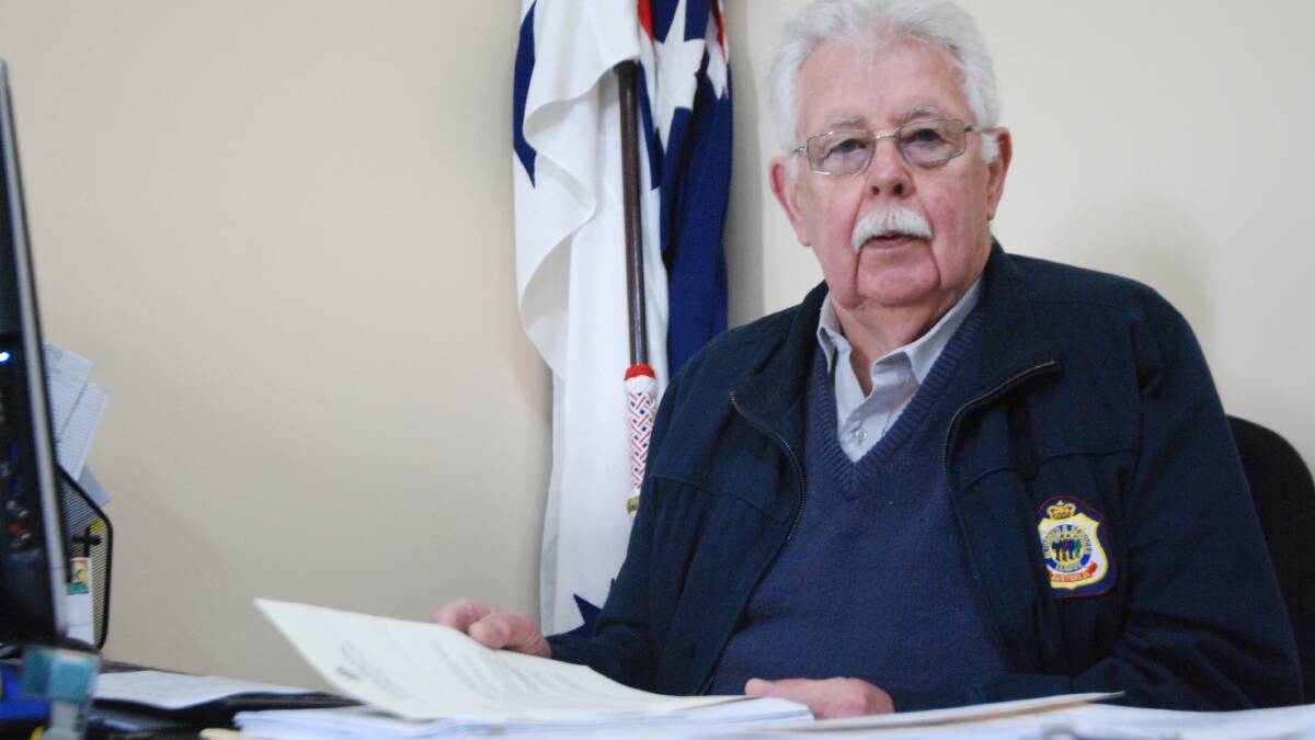 HELPING HAND: Moruya RSL Sub Branch Welfare and Pension officer Kevin Setter is pleased his office has received a $1600 grant from the Federal Government.