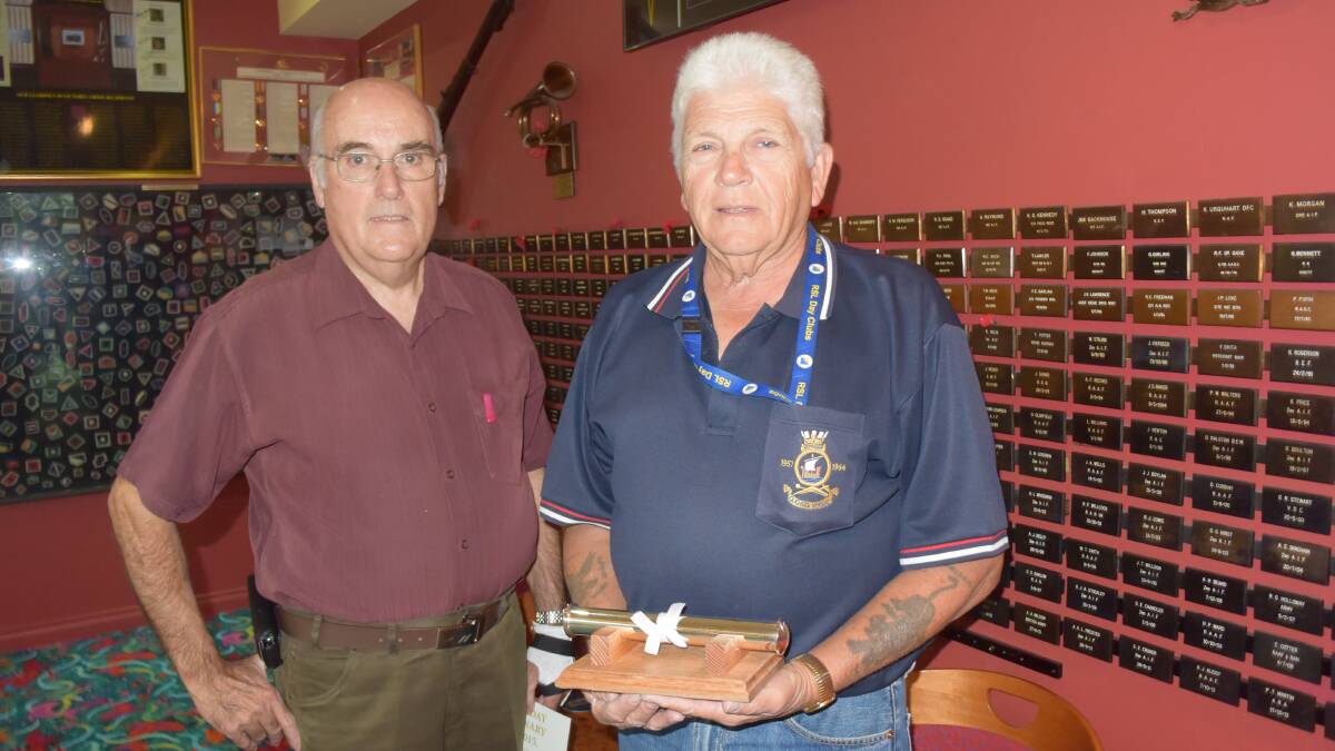 ANZAC CENTENARY: Batemans Bay RSL Sub Branch parade coordinator Les Arnouold and Sub Branch president Brian Wheeler have big plans to mark the centenary of the Anzac Gallipoli landings.
