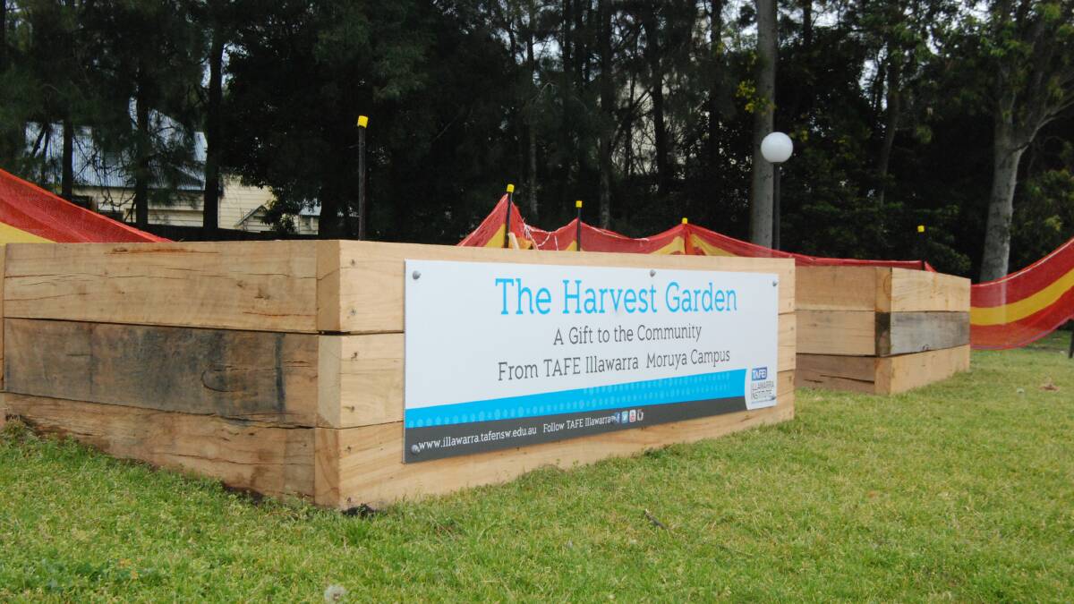 WATCH THIS SPACE: A patch of lawn outside Eurobodalla Shire Council will soon bear fruit thanks to Moruya TAFE students.