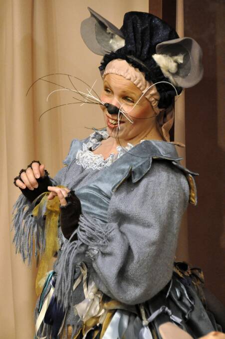 CHILD’S PLAY: Sam Lloyd, seen here in her role as Tattymouse in Bay Theatre Players’ Can You Hear The Music, wants to see lots of faces at the auditions to be held tonight for the Players’ production of Alan Bennett’s adaptation of The Wind In The Willows.
 