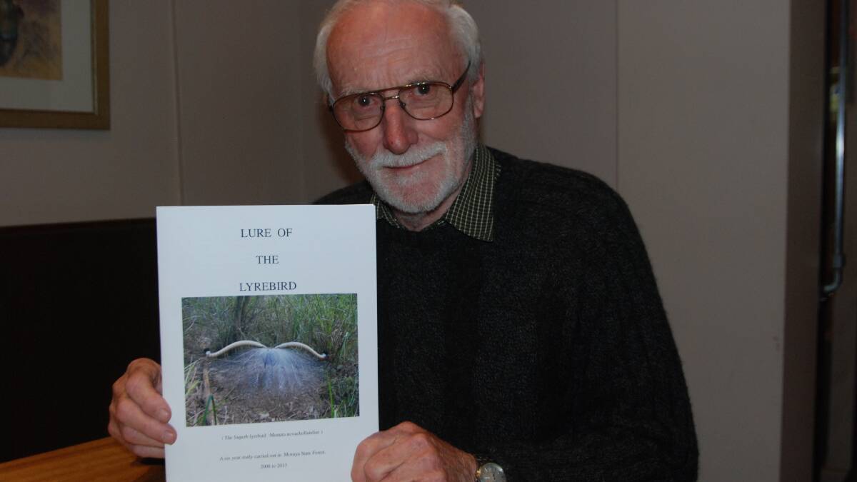 LYREBIRD LITERATURE: Tuross Head’s Don McGregor’s interest in lyrebirds led to a fascinating study of the birds in Moruya State Forest. 
