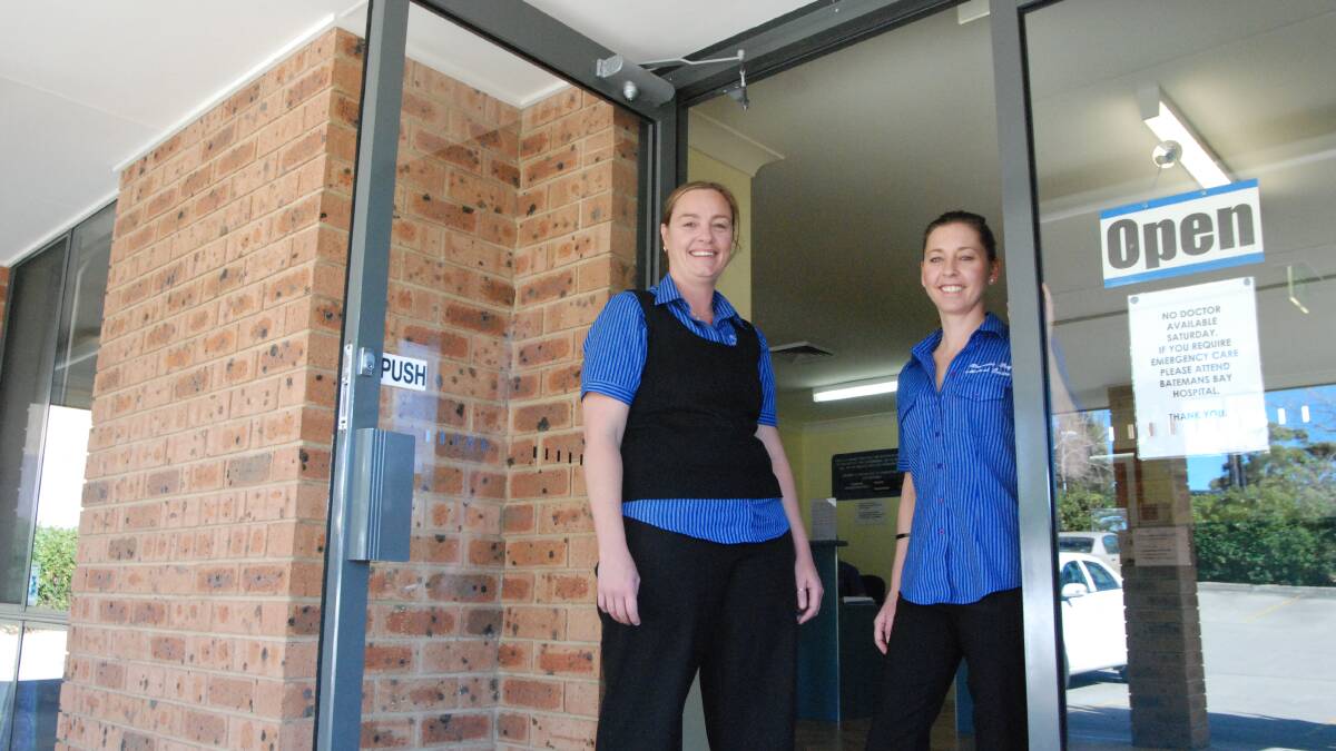 NO WORRIES: Medical receptionists bore the brunt of the shire’s critical GP shortage, but Lesley Rielly and Bridie Mackay say happier days have dawned. They can now say yes to patients wanting to see a doctor that day, rather than break the bad news that they must wait up to three weeks 