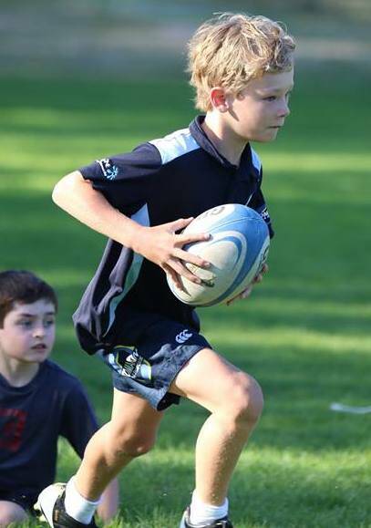 BALL RUNNER: Zane Brady will be among more than 50 kids at this season’s twilight rugby program.