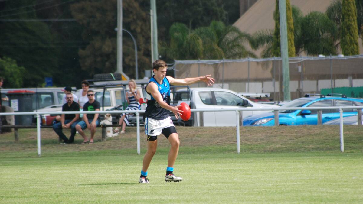 LINING UP: Batemans Bay’s Ross Hummel takes a shot at goal in last year’s Hawk Cup competition. 
