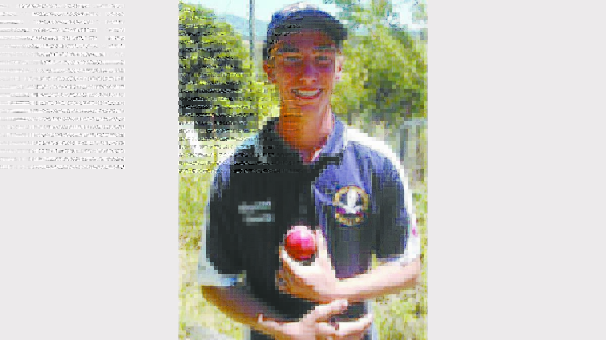 TOP KNOCK: Nathan Schaefer scored 163 against Bega/Angledale in the Far South Coast B grade cricket competition on Saturday. 
