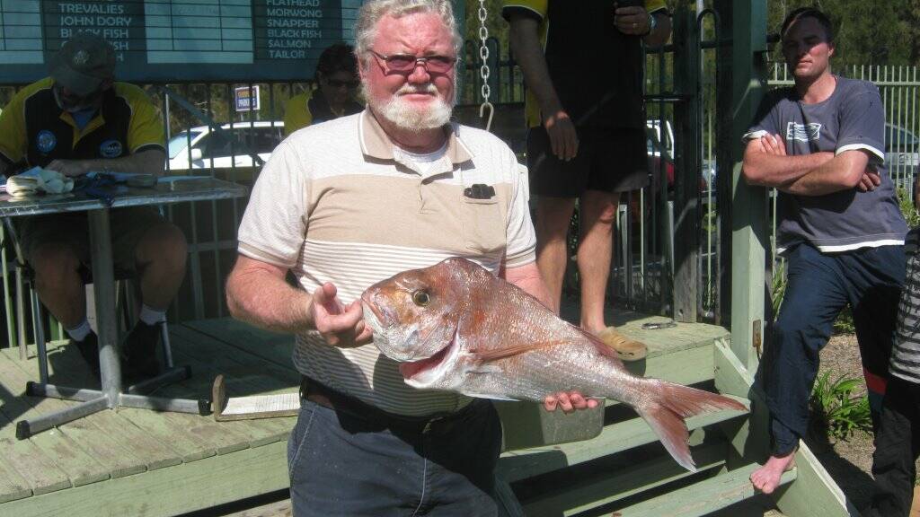 FRESH FACE: New member Rex Paton won the blue water prize with a 3.65kg snapper. 