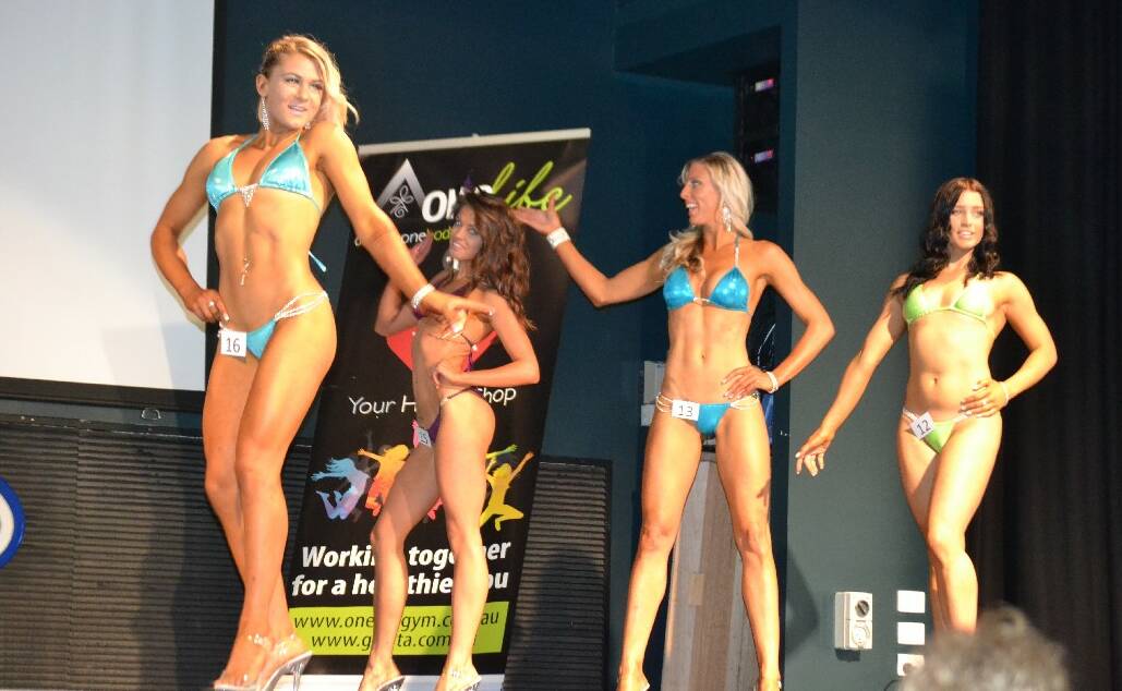 Entrants in the Fitness Female Bikini category. 