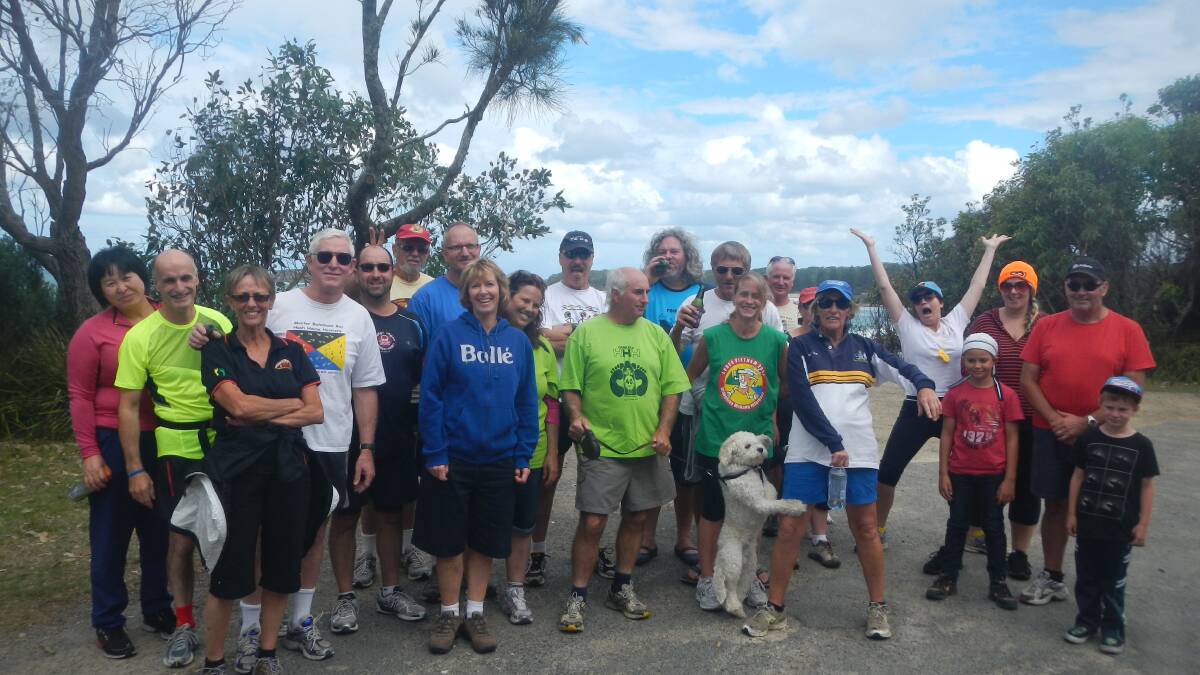 ALL SORTS: The Hash House Harriers will be walking and running around Malua Bay on Saturday.