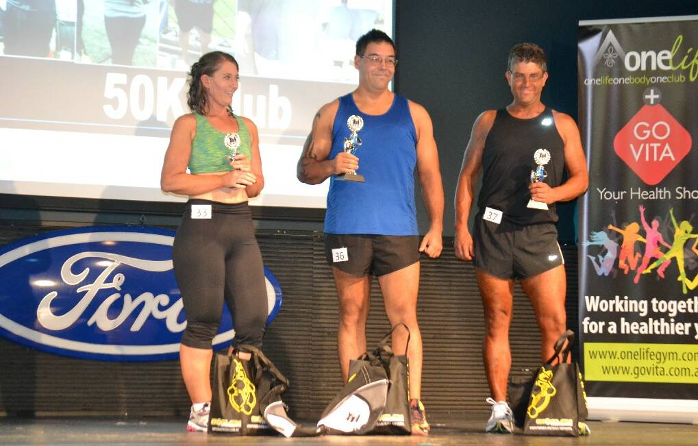 The winners of the weight loss category. Entrants had to have lost at least 50kg. 