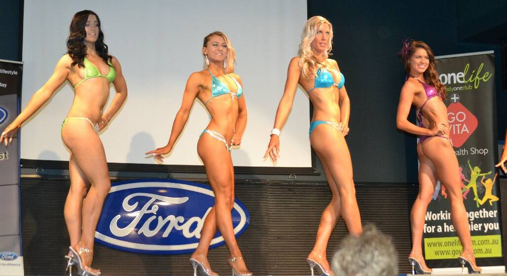 Entrants in the Fitness Female Bikini category.  