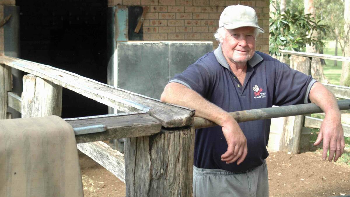 FAVOURITE SON: Mark Latta pictured at his beloved stables.