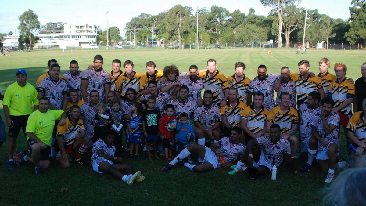 The Group 16 All Stars and the Indigenous Dream Team locked horns at Mackay Park on Sunday. 