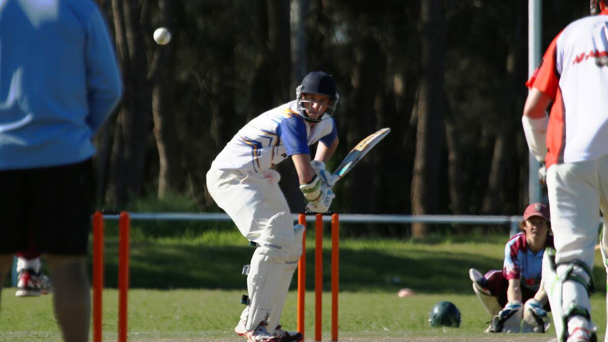 MAKING RUNS: Matt Condon, pictured here playing for Batemans Bay against Western Districts, continues to score runs at every level. 