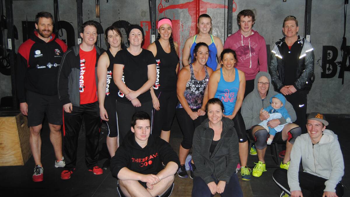 PUMPED UP: Batemans Bay’s crossfitters who competed in the four-week Test the Mettle competition. 