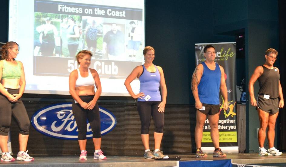 Entrants in the weight loss category. They had to have lost at least 50kg to enter.