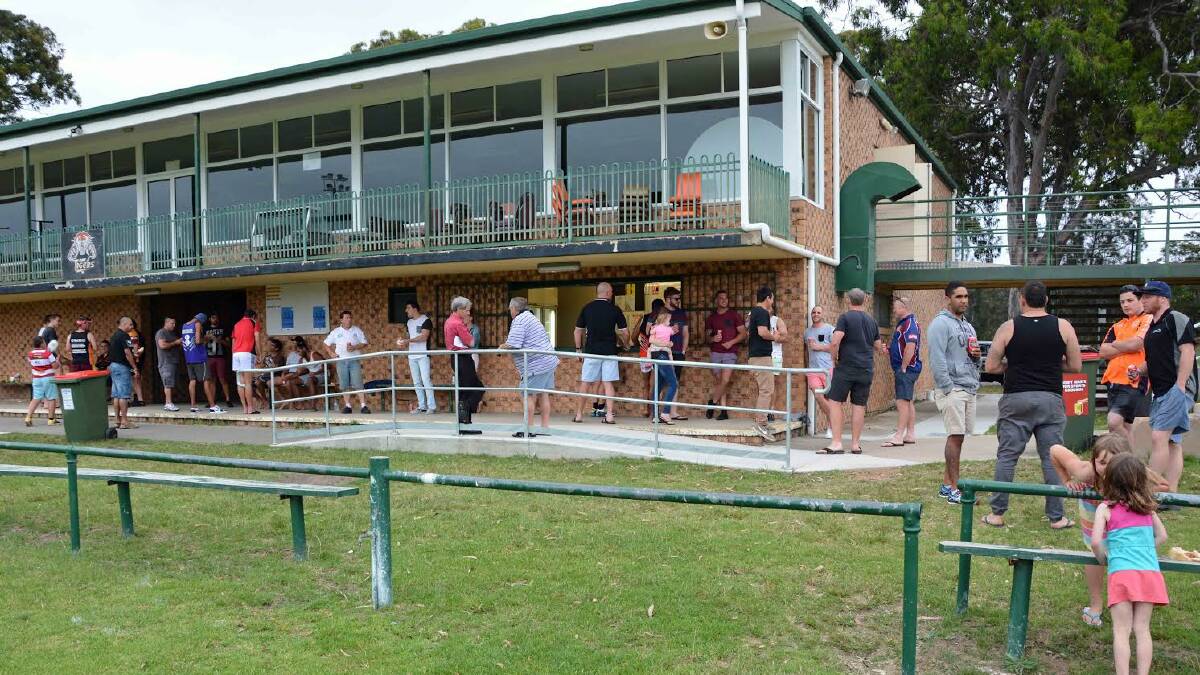 FIRST DRINKS: Up to 30 players turned out for the Bay Tigers’ first registration evening at Mackay Park. 