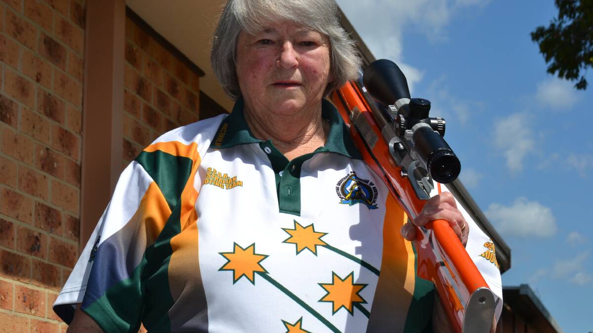 HOT SHOT: Ann Brummell bagged a haul of medals at the Barry Duncan Memorial Sheet at shooting complex at Big Springs, Wagga Wagga. 
