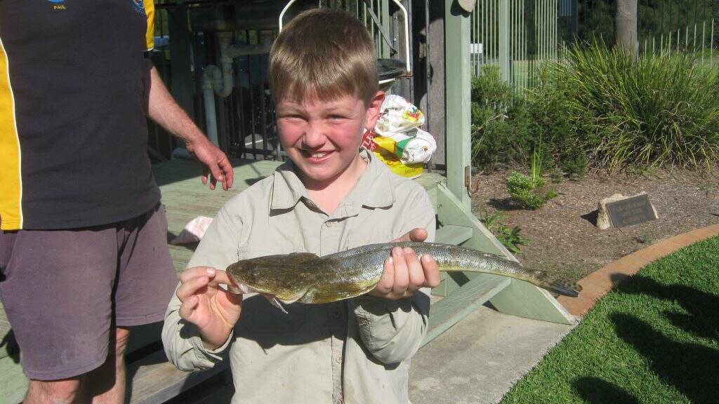 SECOND BEST: Alex Tong was the junior section runner-up with a commendable flathead.