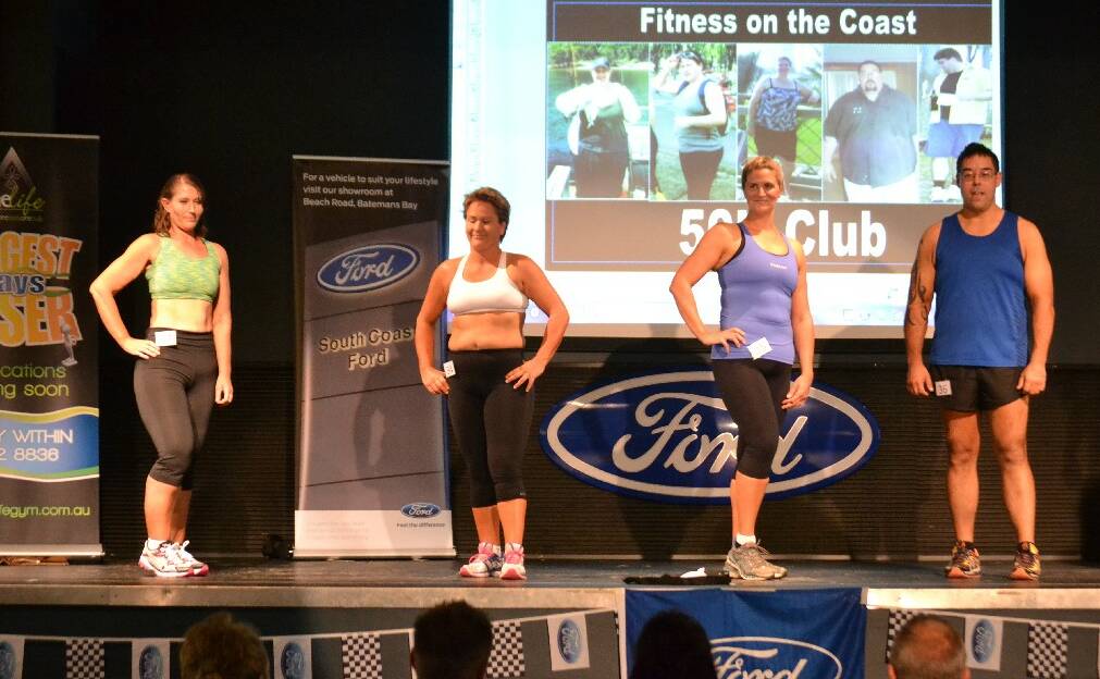 Entrants in the weight loss category. They had to have lost at least 50kg to enter. 