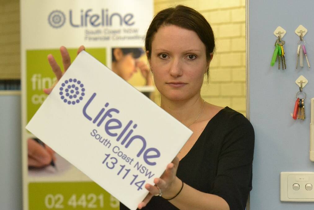 NOWRA: Lifeline telephone crisis support co-ordinator Fiona Berry encourages people who need help or who know someone who needs help to phone Lifeline South Coast on 131114. 