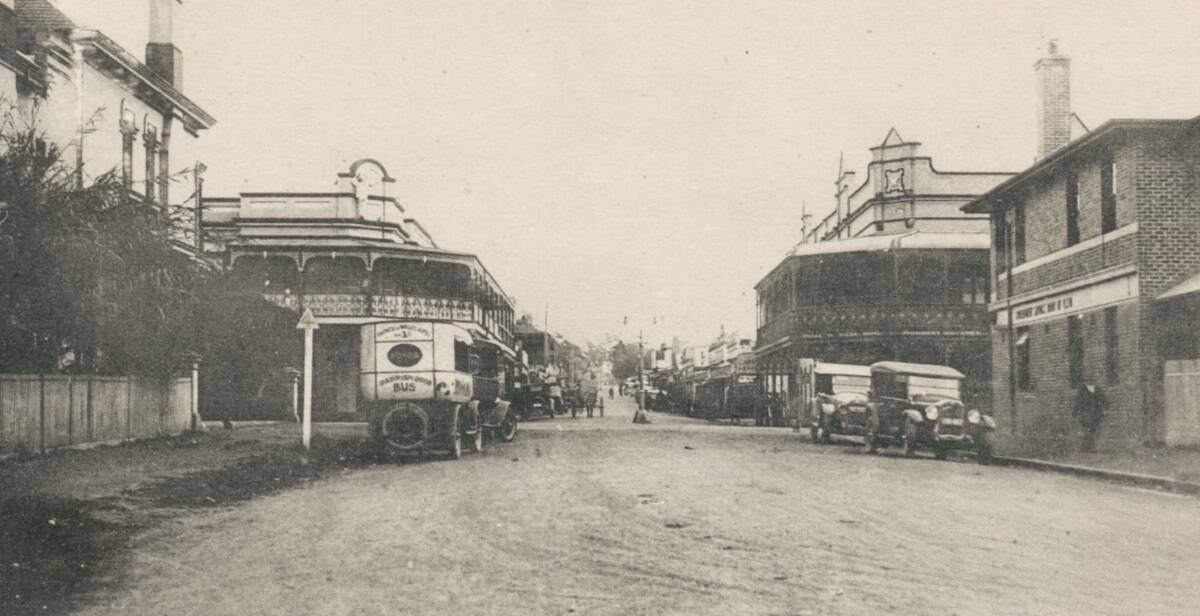 Junction St, looking west, at Nowra.