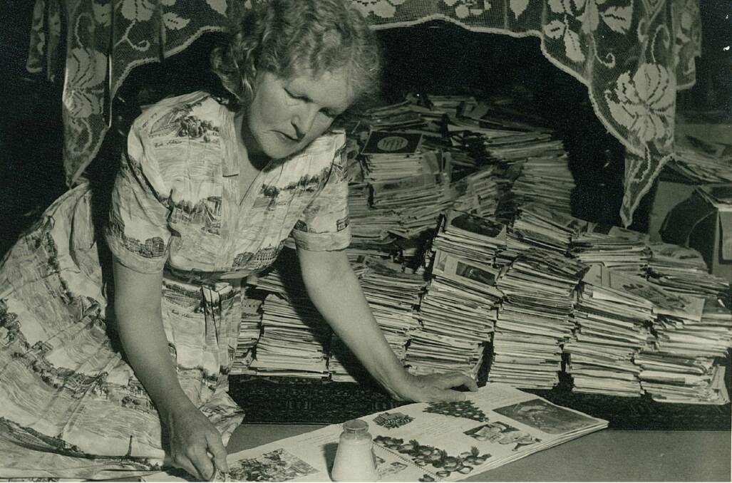 Mrs McLean throughout her life collated old Christmas cards into books for children sick in hospital. Click or swipe through for her historic photos. 