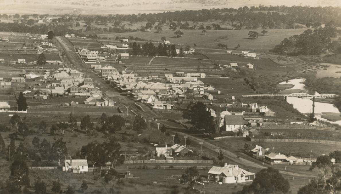 Bombala from the air. 