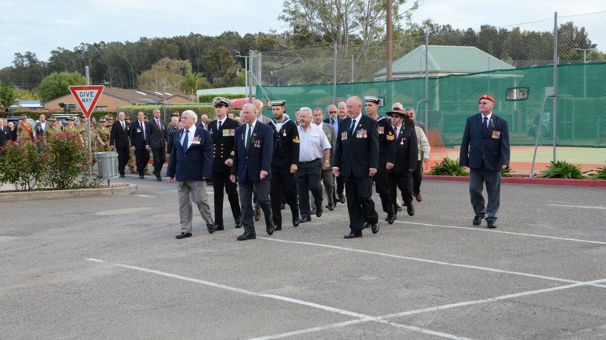 MEGA GALLERY: Fallen remembered at Tomakin Anzac Day march and service
