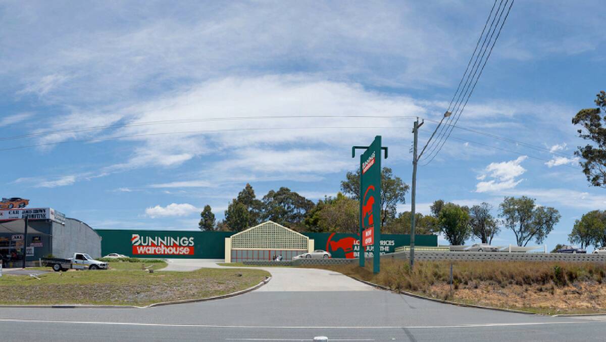 GRAND VISION: An artist’s impression of the proposed Bunnings Warehouse at Batemans Bay.