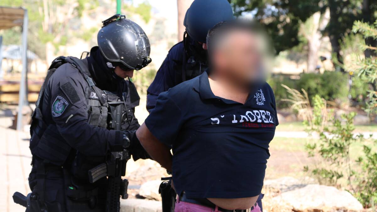 Close to $15 million worth of illicit drugs have been seized and 12 people have been arrested following a major police operation across the state’s south. Picture: NSW Police