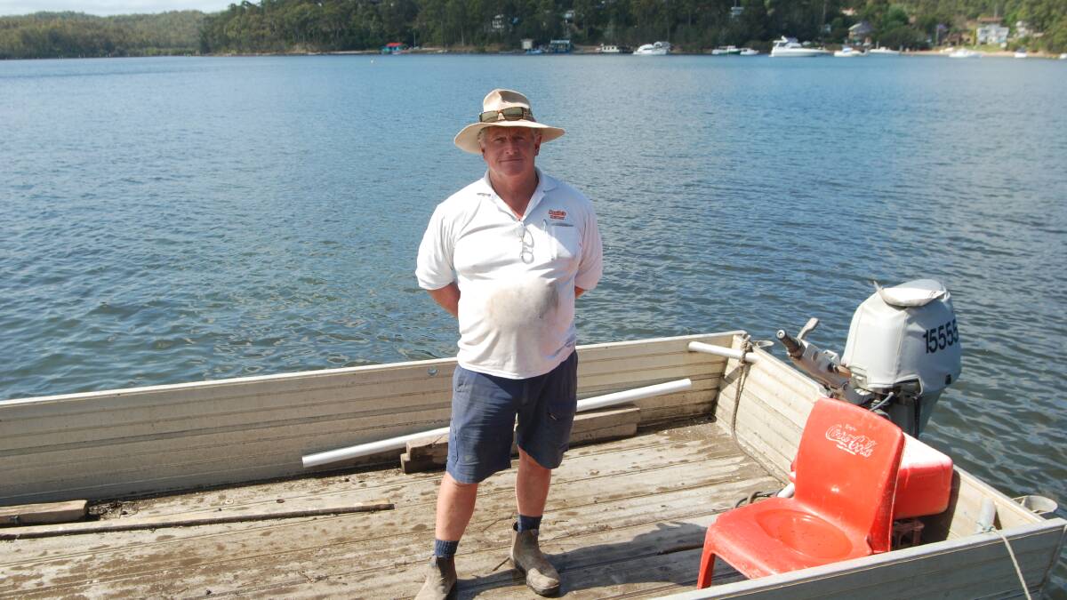 NOT AGAIN:  Ray Wilcox now fears a fellow oyster farmer, perhaps from another river system, is behind a string of devastating raids on his stock on the Clyde River.