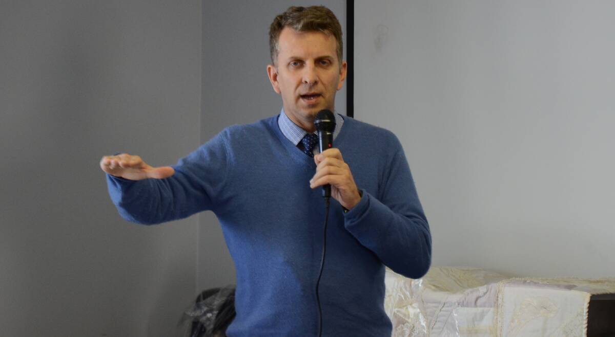 Bega MP and NSW Transport and Infrastructure Minister Andrew Constance addressed Auxiliary members at the AGM on Monday.