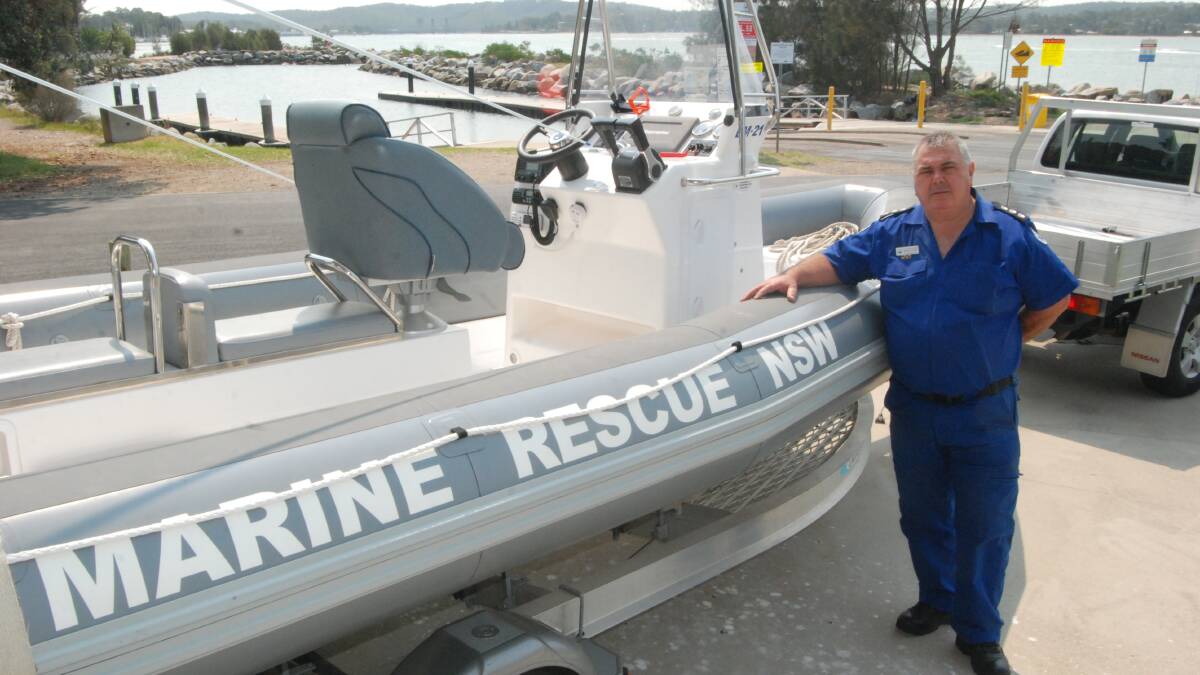 SURVEY SUPPORT: Marine Rescue Batemans Bay unit commander Michael Syrek believes a new online survey about the future of boating in NSW is a great opportunity.

