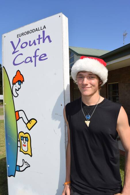 RIGHT TRACK: The Eurobodalla Youth Café has helped Jayden Warren point his life in the right direction.