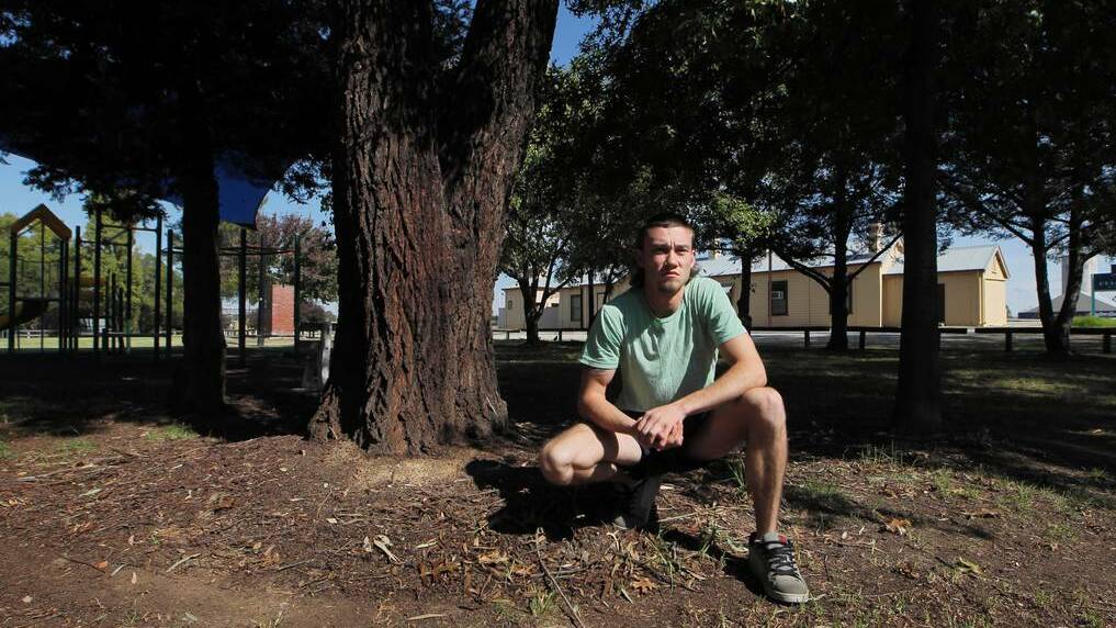 CULCAIRN: Kenny Crowther has called for information about the stabbing of his best mate, Kayman Hansell, in a Culcairn park. Picture: Dylan Robinson/Border Mail