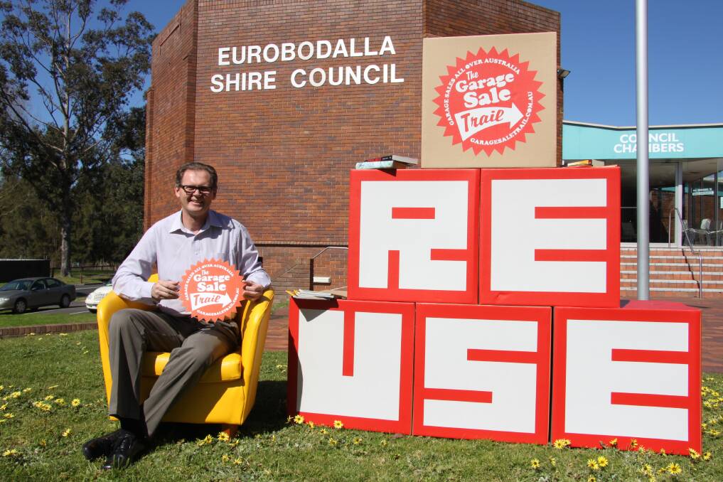 Eurobodalla Mayor Lindsay Brown is a big supporter of The Garage Sale Trail, a national day of buying, selling, re-use and community fun on Saturday, October 24.