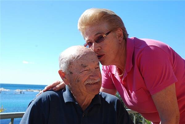 YOUNG LOVE:  Hearing aids have kept the love alive for Malua Bay residents Harry and Daphne Cohen.