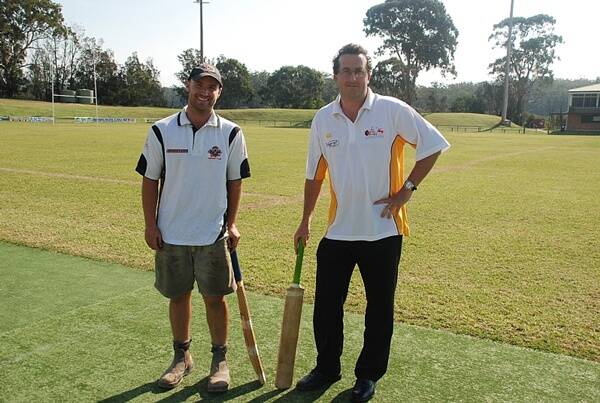 HEAD TO HEAD:  Batemans Bay Cricket clubs batsmen Mich Grant from the Tigers and Elliot Wain from the Cavaliers will battle it out tomorrow.