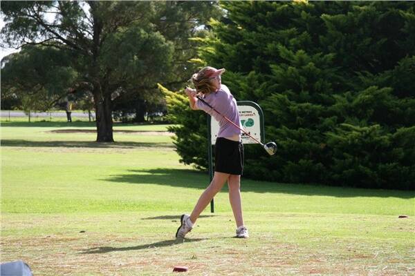 HOME-GROWN: Batemans Bay’s Teagan Dunn performed brilliantly at the recent Bega Junior Golf Open and will have a great chance to do so again at the 2008 State Age Championships at Catalina.