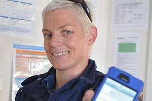 USE ICE:  Batemans Bay paramedic Lynette Robb encourages people to use ICE - In Case of Emergency - in their mobile phones.