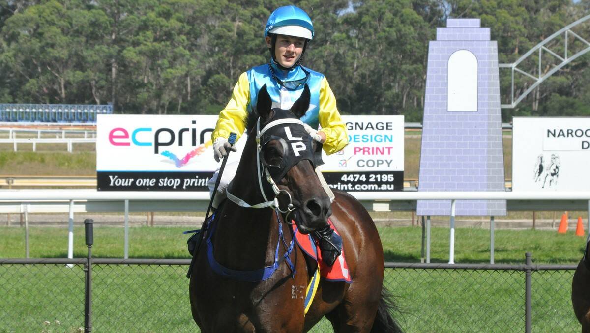 UNLUCKY: Luke Pepper’s Freetoair, pictured here at Moruya with Brodie Loy in the saddle, just missed out on victory at Kembla Grange on Wednesday. PHOTO: Dean Benson.