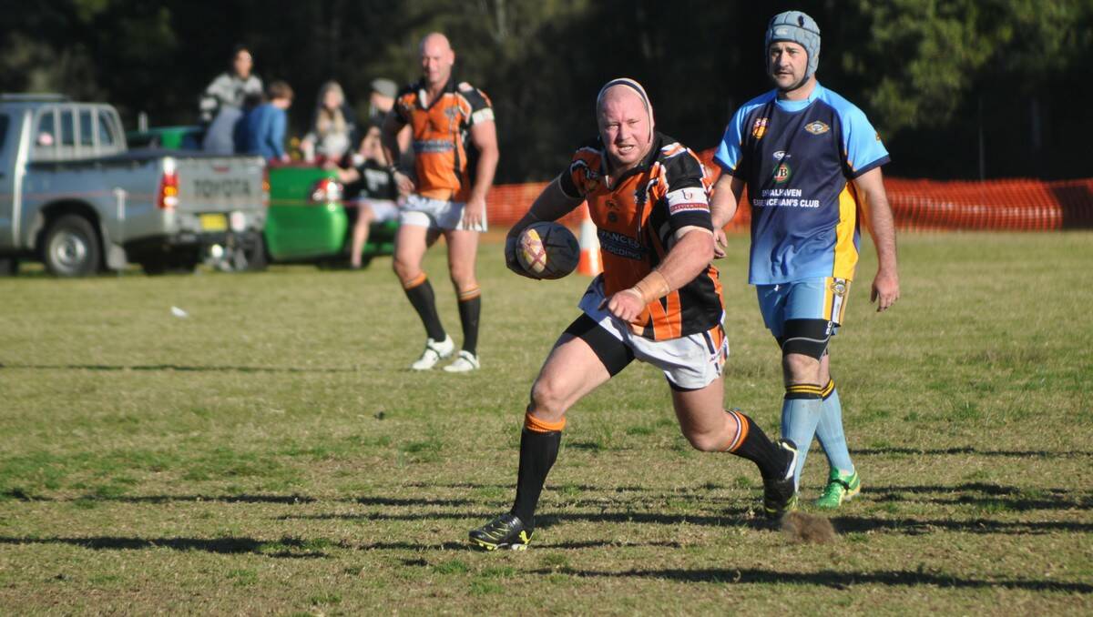 FINAL STAND: Inspirational Bay Tigers forward Grant Roberts has signed on with the club for another year, but it will likely be his last with the Bay.