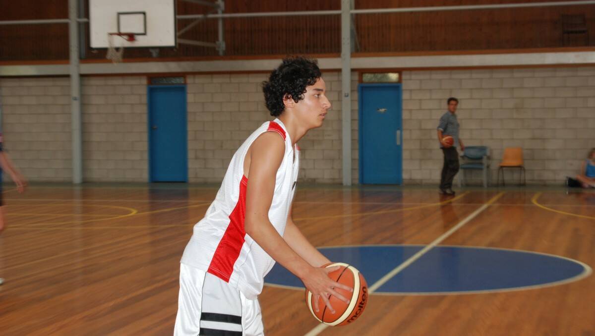 PLAYING ON: Keen basketballers such as Arthur Boardman will have the chance to play at Hanging Rock every Thursday night over the summer break.