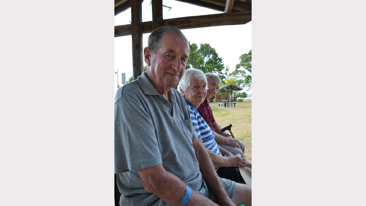 CYCLEWAY DISMAY: A collision on Wednesday was the last straw for Surfside retirees, Bevan and Norma Manwaring, front and centre, and John Roberts.
