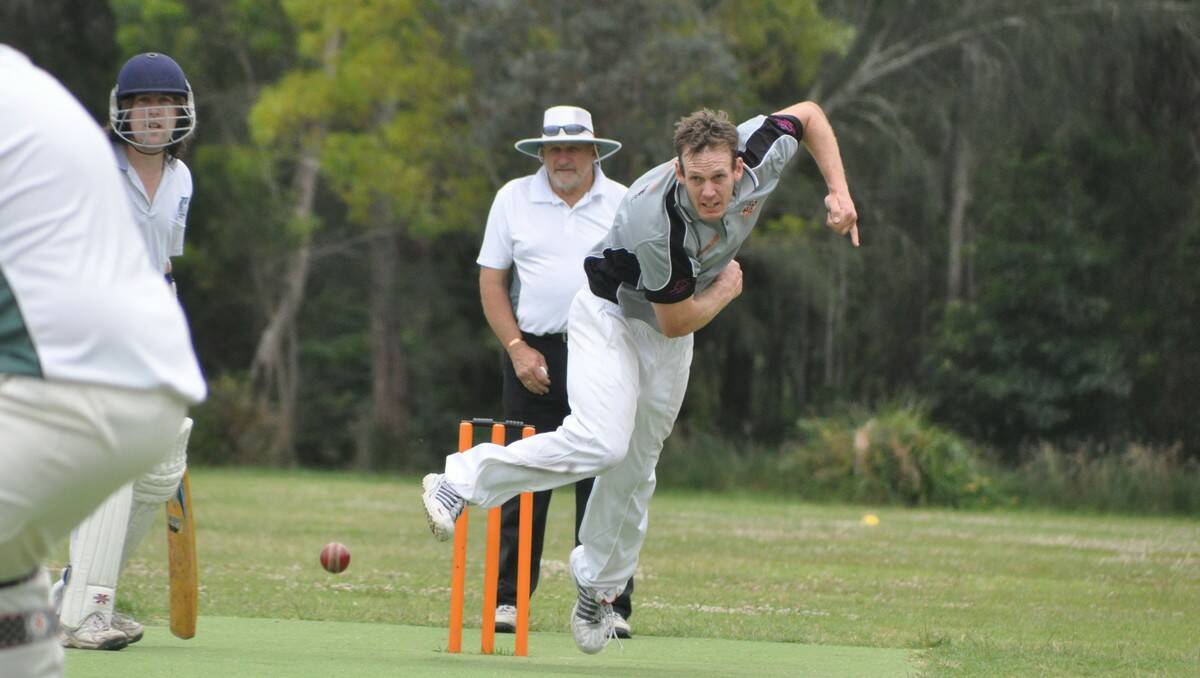 HAT-TRICK HERO: Tigers Black bowler Mick Smart picked up a hat-trick on Saturday in his side’s demolition of Dalmeny-Narooma.